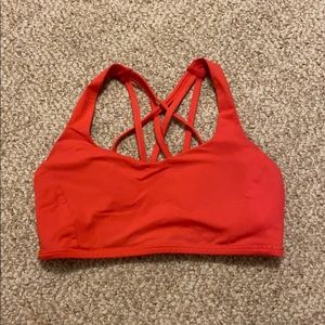 Red Lululemon Sports Bra